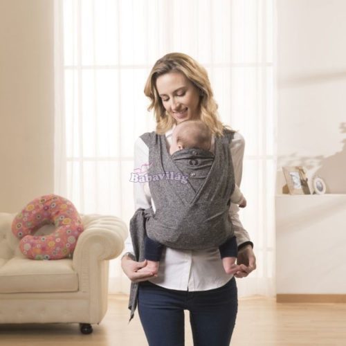 Boppy hordozókendő Comfy Fit Grey