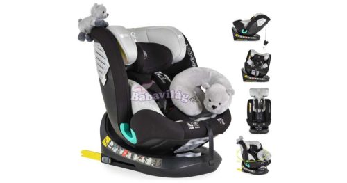 Moni Serengeti i-Size Isofix gyermekülés (40-150 cm) - Szürke 