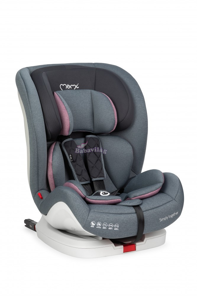 MoMi SafetyLux IsoFix gyermekülés 9-36 kg – Pink